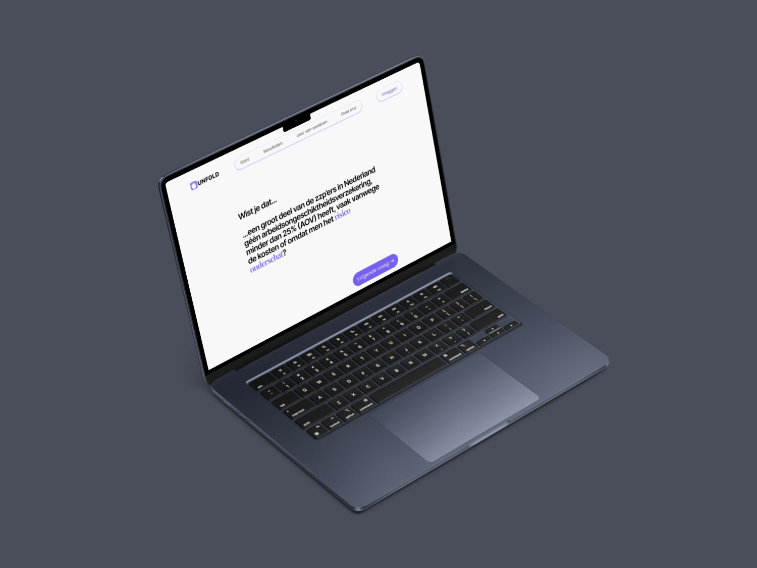 UNFOLD did-you-know screen